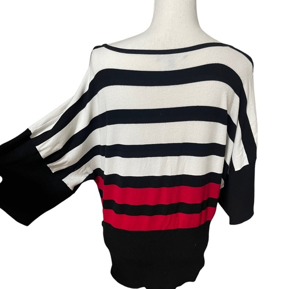 Graphic slouchy professional striped sweater - Picture 3 of 3